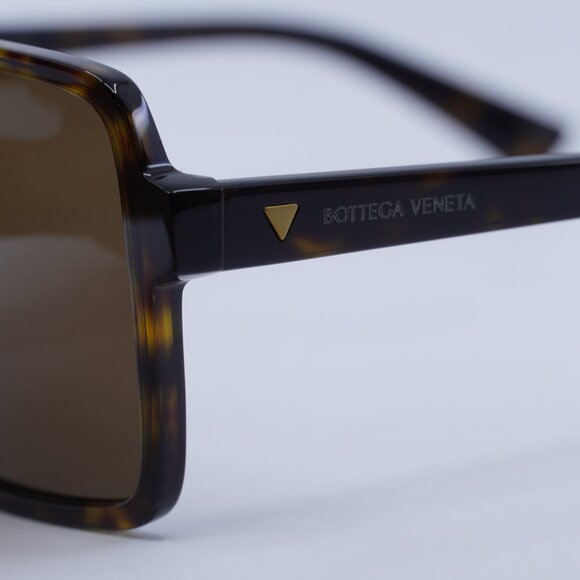 ?️ New Bottega Veneta BV1317SK 002 Sunglasses - Havana Frame, Brown Lenses main image 11